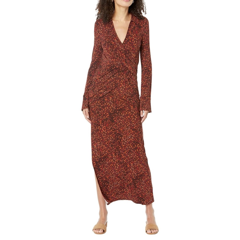 Free People Shayla Wrap Midi (NWT)